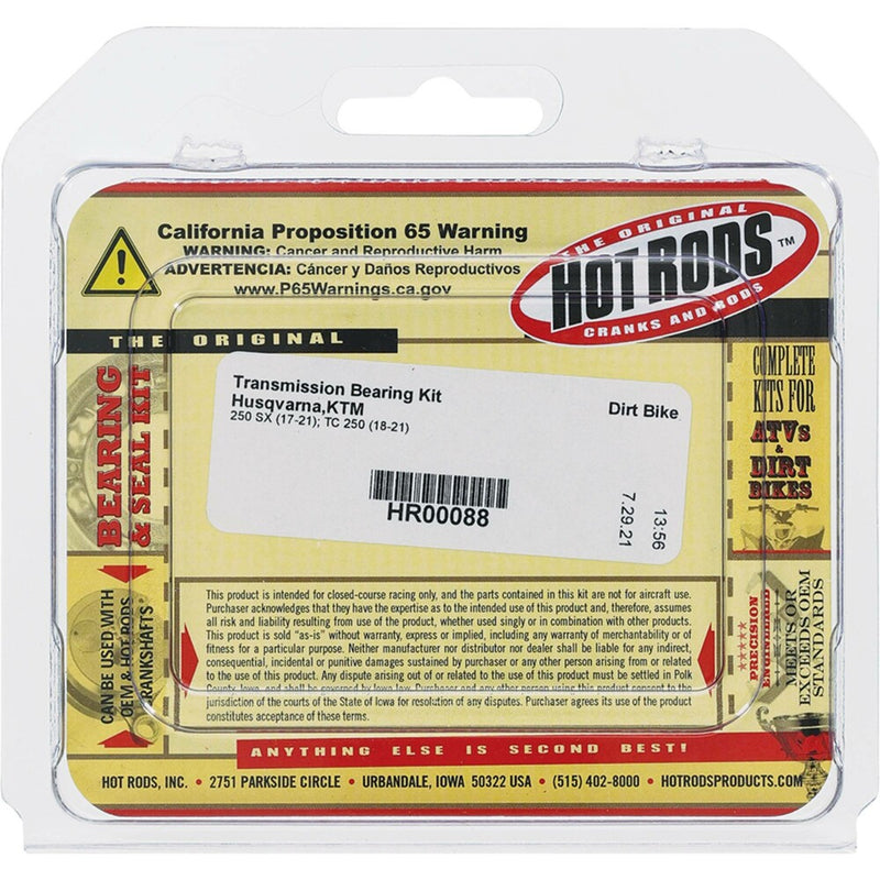 Hot Rods Transmission Bearing Kit - HR00088 KTM Dirt Bikes 2017-2021