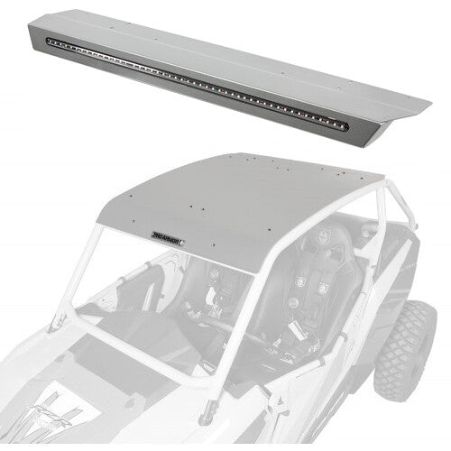 Pro Armor Asylum Roof With Light Bar Turbo Silver - P141R123TS Polaris RZR 2014-2022