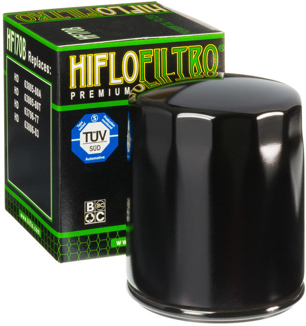 Hiflofiltro OIL Filter - HF170B For Harley Motorcycles 1980-2019