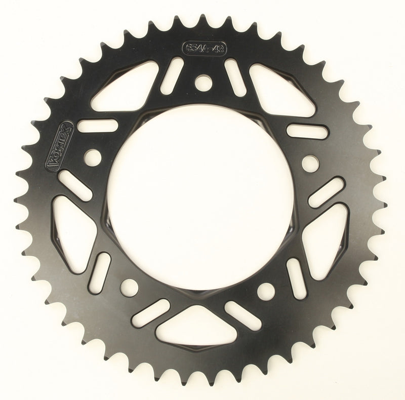 Vortex Rear F5 Sprocket Aluminum 43T-520 Black HC Yamaha - 654AK-43