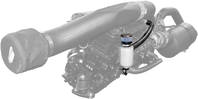 Riva Catch CAN Engine Breather Kit SD - RS19050-BCC-6 Sea-Doo Watercraft 2004-2025