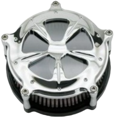 Harddrive 820-50584 120456 COMMODORE AIR CLEANER KIT CHROME W/ CLEAR WINDOW