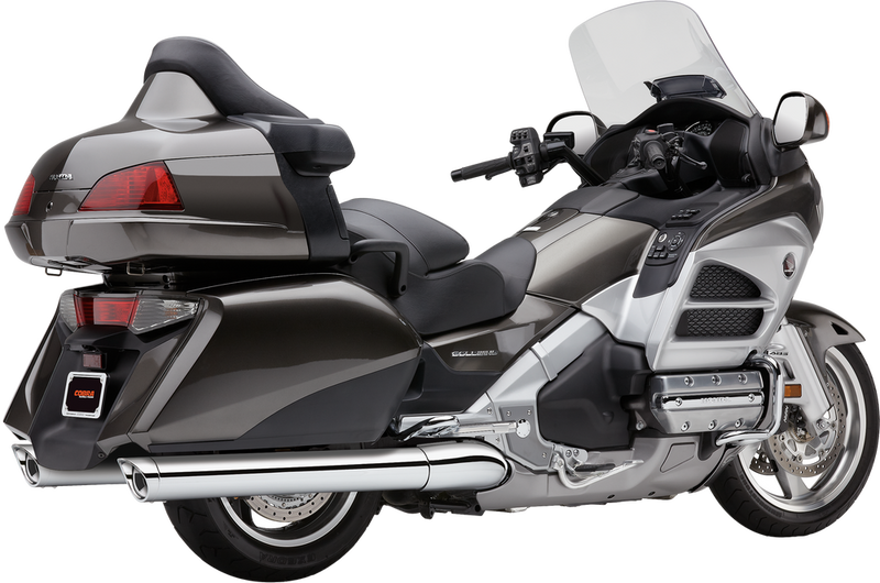 Cobra Slip ON Scalloped Tips CHR Honda GL1800 - 1216 Honda Gold Wing 2012-2017