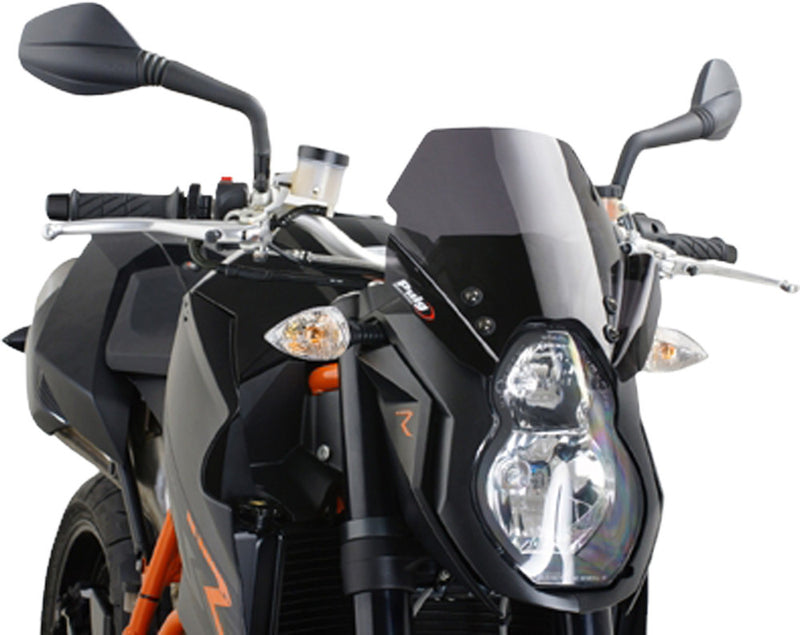 Puig Hi-Tech Parts Windscreen Racing Dark Smoke - 4942F KTM 990 Super Duke 2007-2011