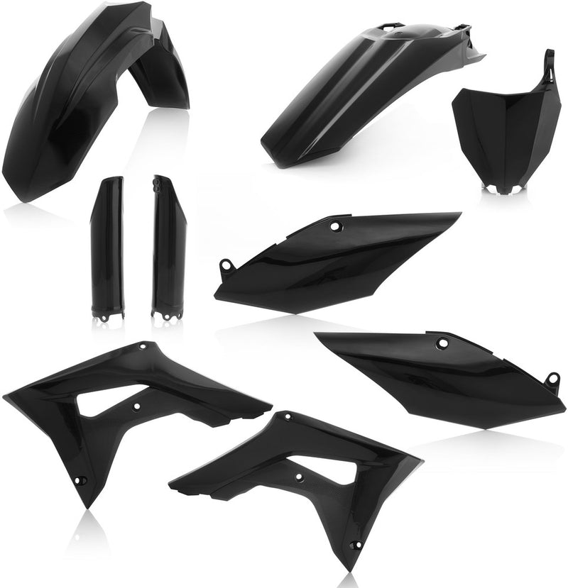 Acerbis Full Plastic Kit Black - 2630700001 Honda CRF450R / CRF250R 2017-2018