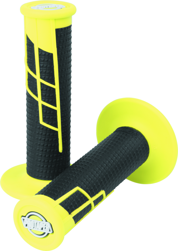ProTaper 021657 Clamp-on 1/2 Waffle Grip - Neon Yellow/black - Photo - Primary