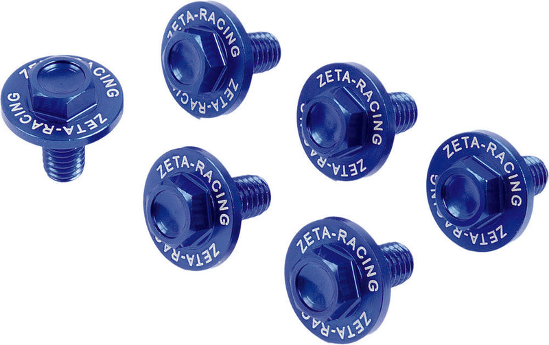 Zeta 634-8342 ZE88-9206 FORK GUARD BOLT KAW BLUE