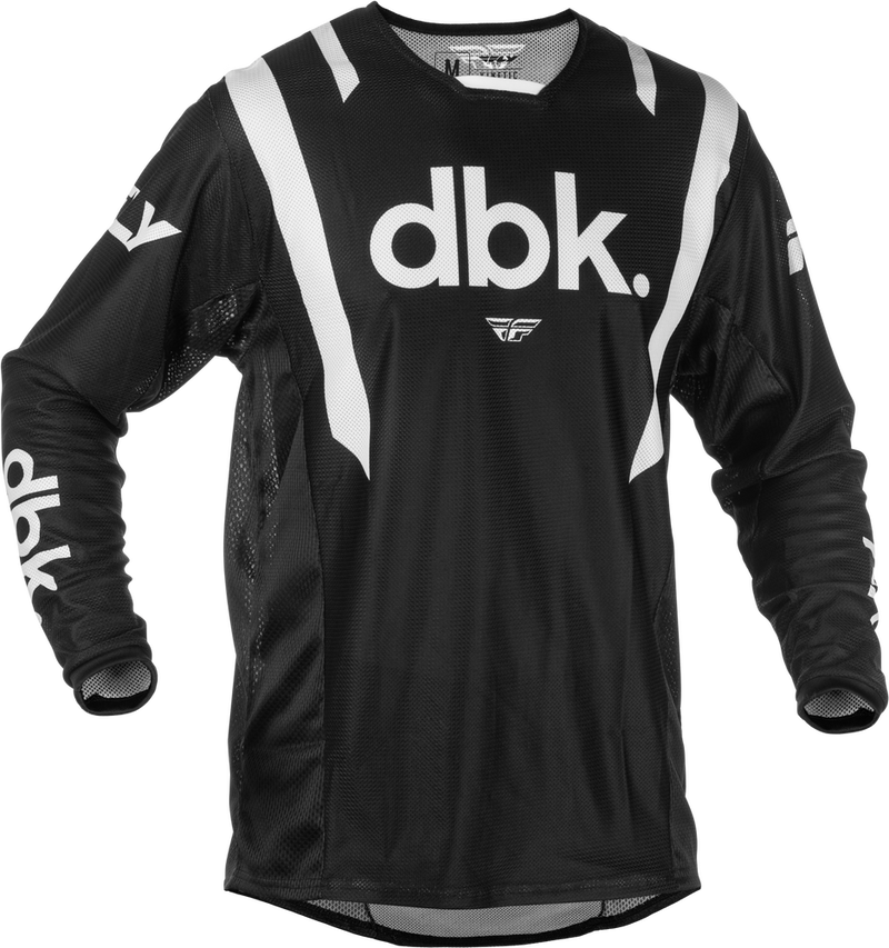 Fly Racing 379-317X 379-317X KINETIC MESH DBK JERSEY BLACK/WHITE XL