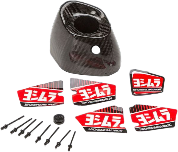 Yoshimura 960-9995 YM9-CFC-R-1-K-1 END CAP COVER KIT RIGHT SIDE RS9/RS9T RH CF