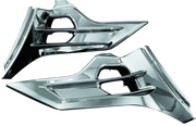 Kuryakyn 7368 Louvered Battery Box Covers 12-17 Honda GL1800 Chrome - Photo - Primary