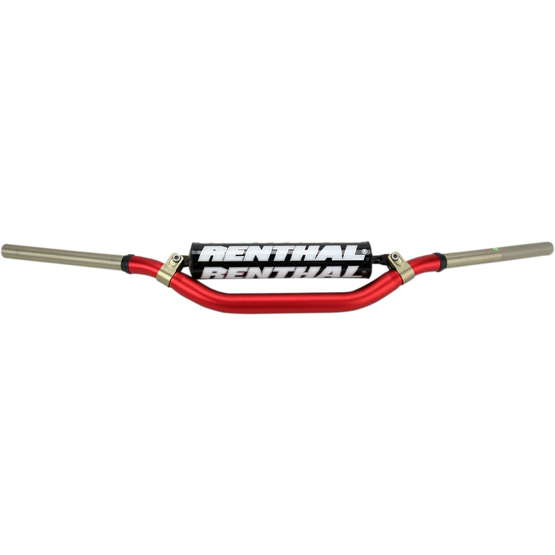 RENTHAL 0601-0221 996-01-RD-07-185 Twinwall® Handlebar — Twinwall/Villopoto/Stewart Handlebar - Twinwall® - 996 - Villopoto/Steward/'19+ CRF - Red