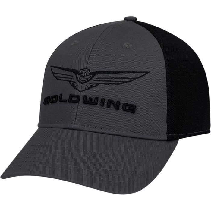 HONDA APPAREL 2501-3769 NP21A-H1828 Honda Goldwing Tour Hat charcoal