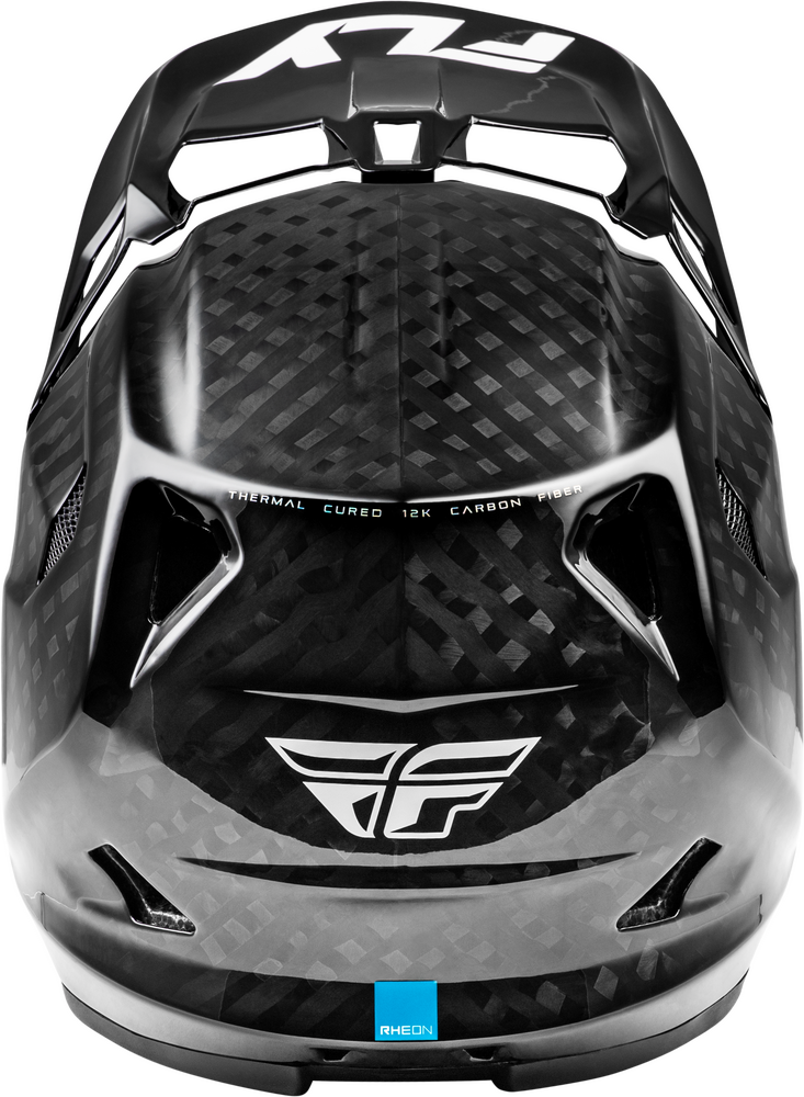 Fly Racing YTH Werx-R Carbon Hlmt Black Carbon YL