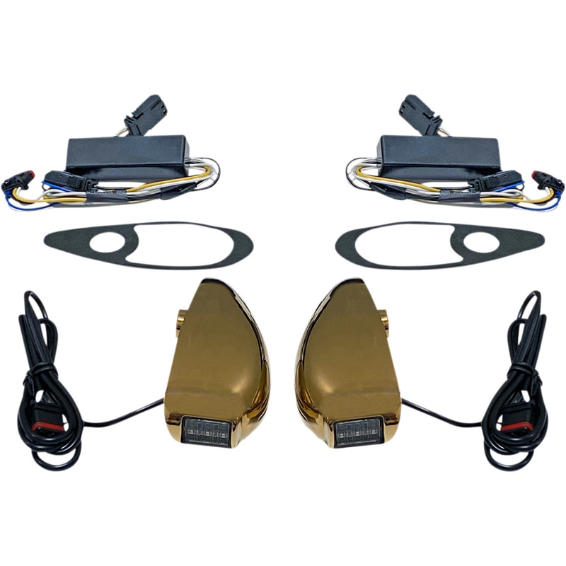 Custom Dynamics ProBEAM® Turn Signal - PB-RG-TS-15-G For Harley Road Glide 2015-2025
