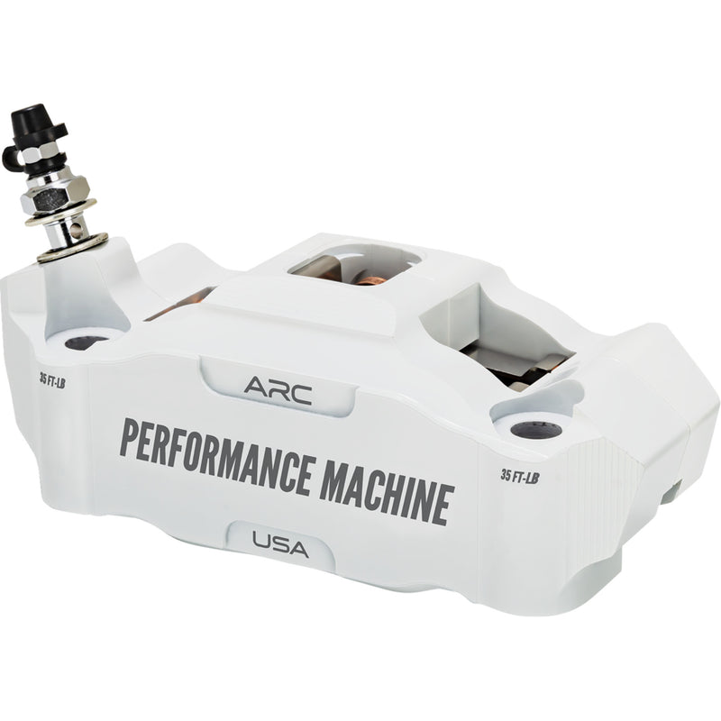 PERFORMANCE MACHINE (PM) 1701-0817 0052-2427-WC Race Series Radial Mount Caliper Radial Mount Caliper - Front Left - White