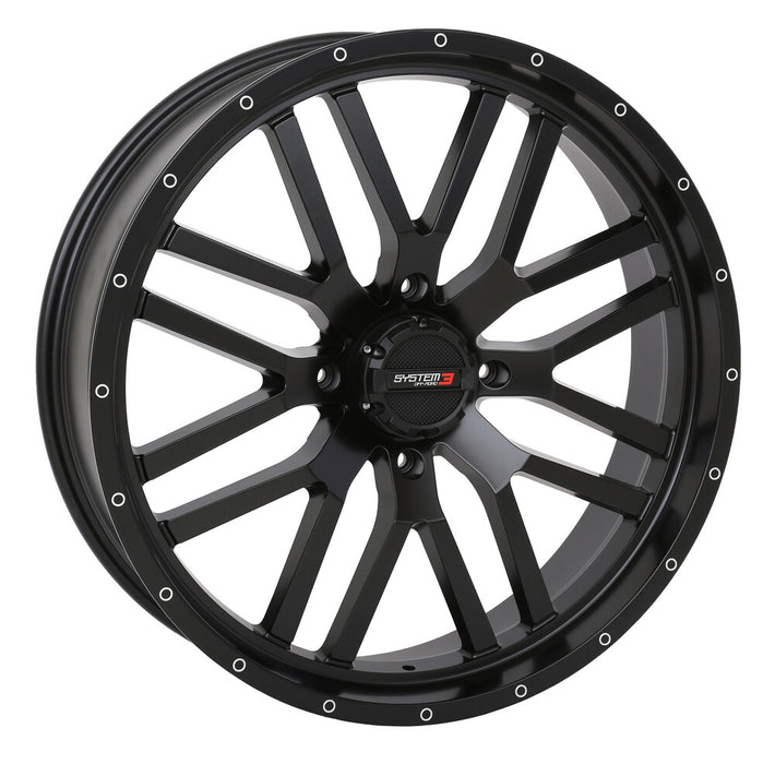 System 3 3-241137 24S3-1137 ST3 WHEEL 24X7 4+2.5 (+10MM) 4/137 4 MATTE BLACK