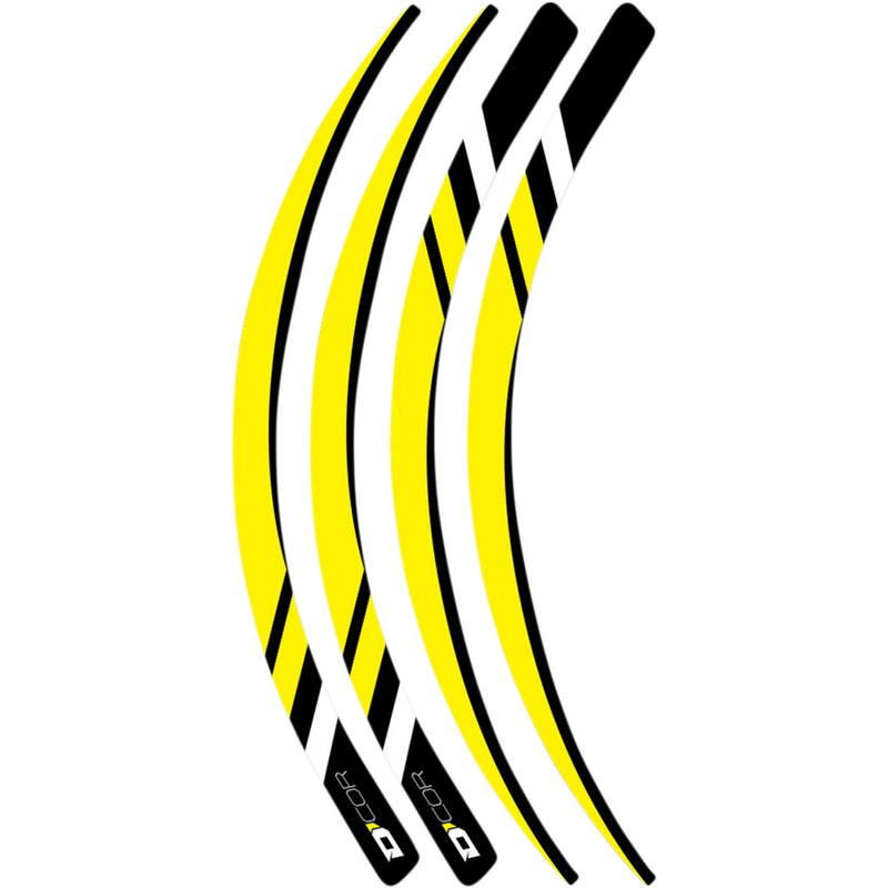 D'COR VISUALS 4320-2352 40-80-219 Rim Decal yellow