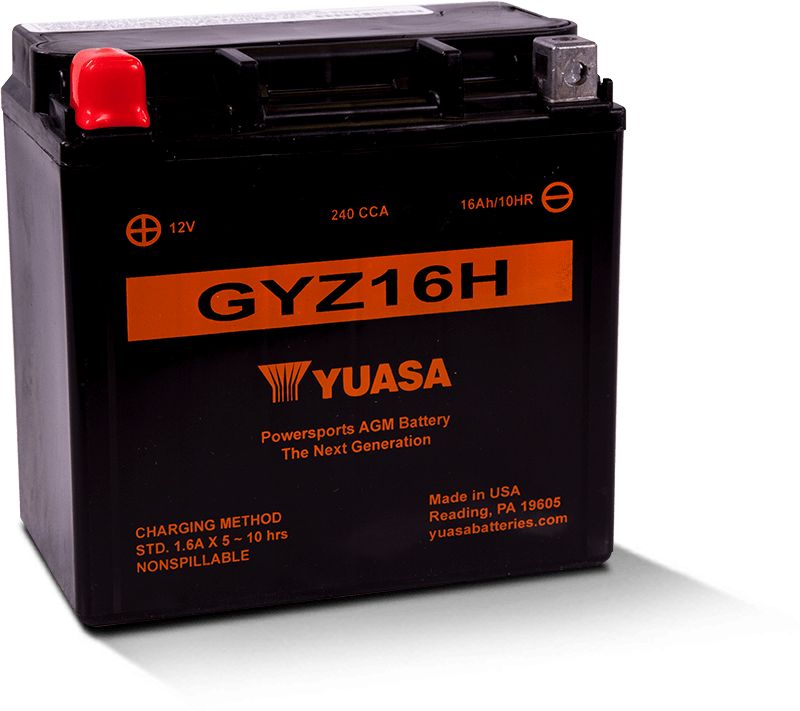 Yuasa Battery YUAM716GH Yuasa GYZ16H High Performance Maintenance Free AGM 12-Volt Battery - User 1