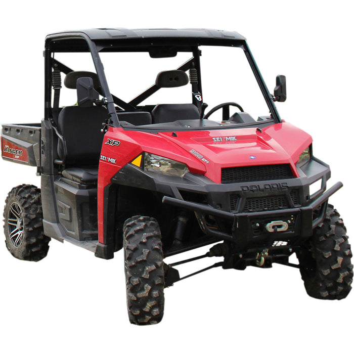 MOOSE OFFROAD 0640-1088 56-18083A Roll Cage Mirror Mirrors - Side View - Rectangle - Black