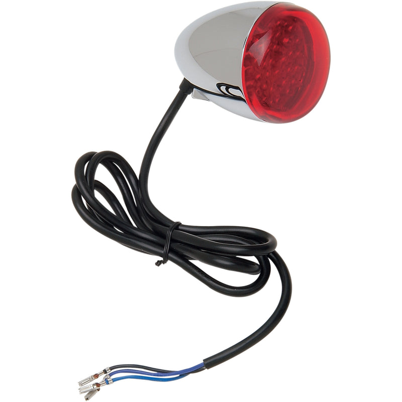 CHRIS PRODUCTS 2020-0158 8500R-LED Custom Turn Signal LED Turn Signal - Chrome/Red