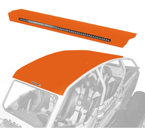 Pro Armor Asylum Rear Wing With Lightbar Orange Madness - P144R123OM Polaris RZR 2014-2022