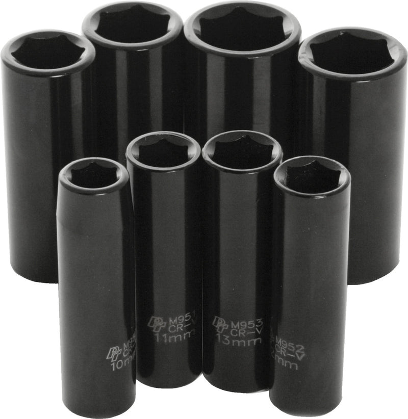 Performance Tool 117-1003 M595DB 8 PC 3/8" MET IMP SKT SET DEEP