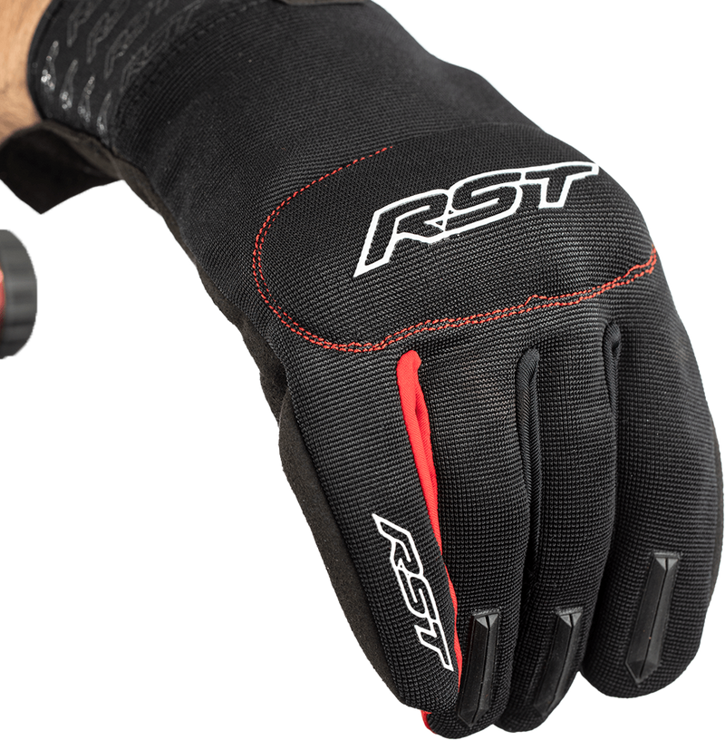 Rst 556-2100209 102100RED-09 RIDER CE GLOVE BLACK/RED MD
