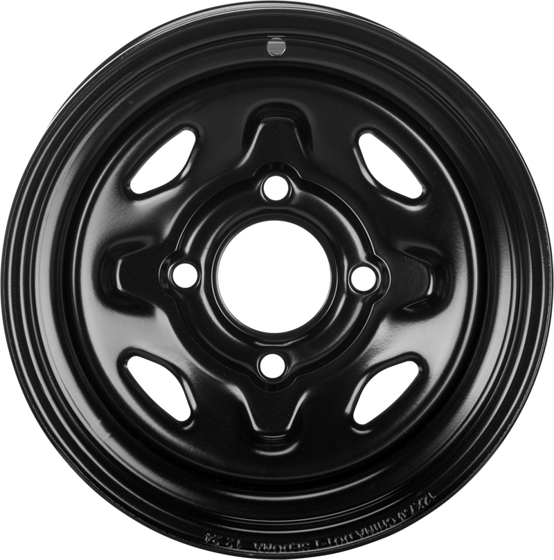 Sedona 570-9002 570-9002 SEDONA STEEL 12X7 4/110 5+2 BLK FRONT