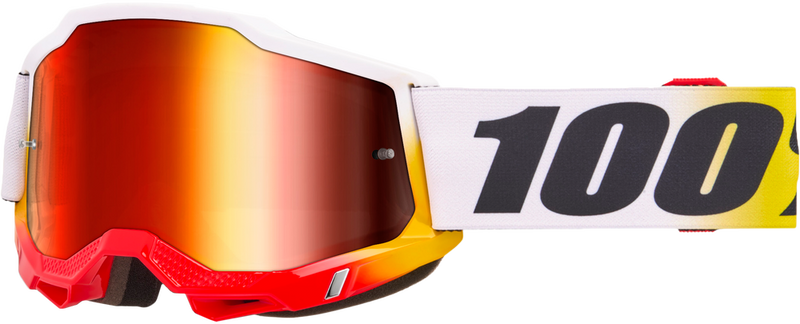 100% 610-5366 50014-00060 ACCURI 2 GOGGLE TORKEN MIRROR RED LENS