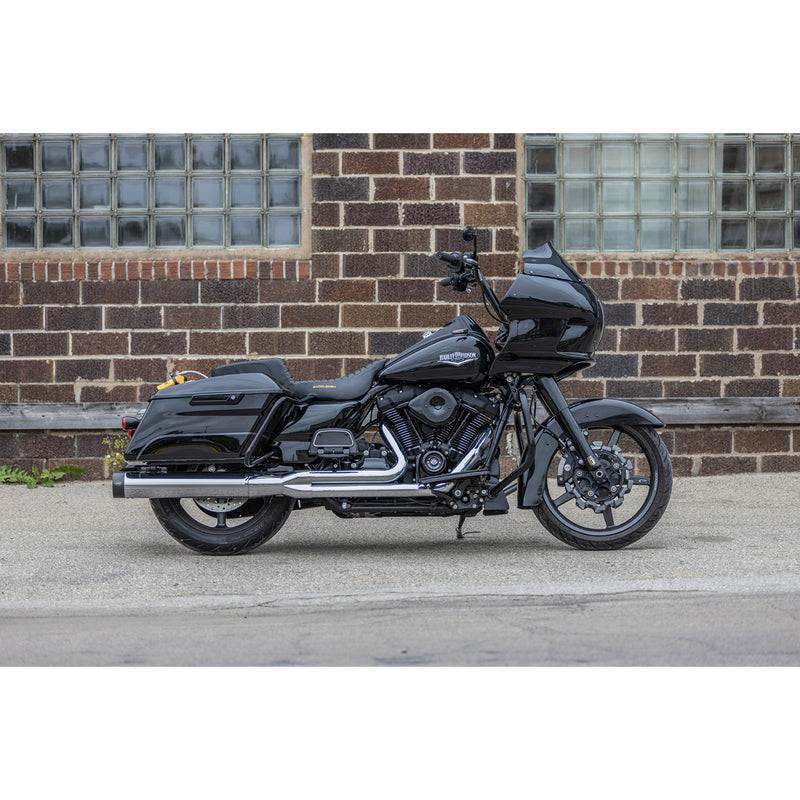 S&S Cycle Sidewinder 2-Into-1 Exhaust System - 550-0776 For Harley Touring 1995-2016