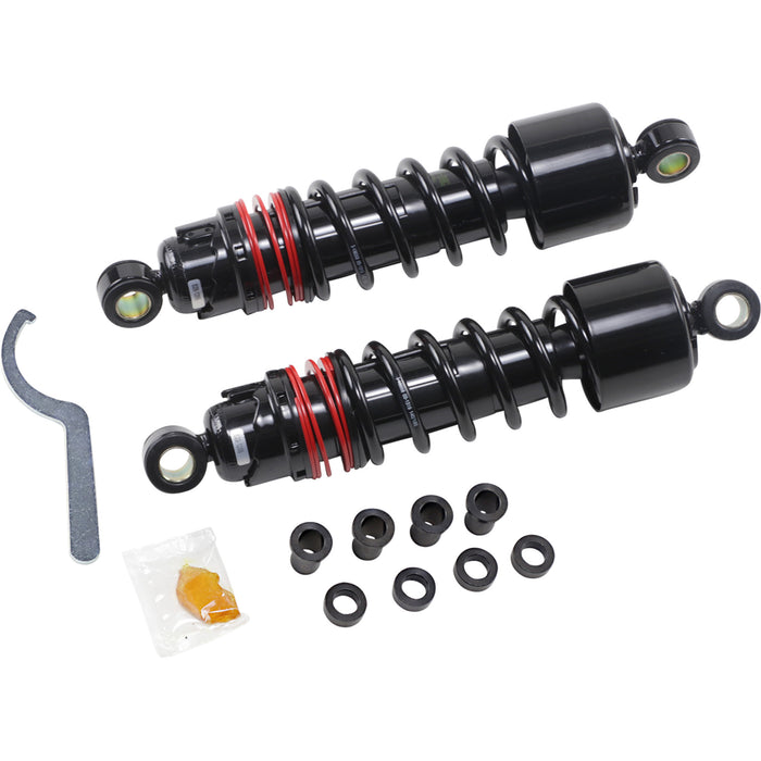BURLY BRAND 1310-1968 B28-1205B Slammer Plus Shocks - Black - XL