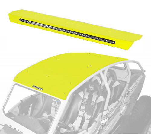Pro Armor Asylum Rear Wing With Lightbar Lime Squeeze - P144R123LSQ Polaris RZR 2014-2022