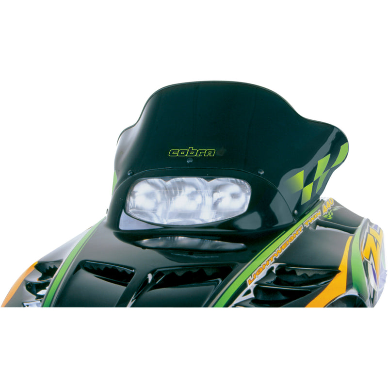 POWERMADD CZR2L-BG 12220 Cobra™ Windshield Windshield - 13.5" - Black - Arctic Cat