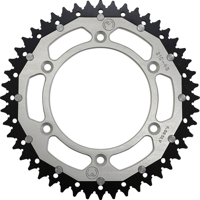MOOSE OFFROAD 1210-1461 1210-210-48-11X Dual Sprocket silver - 48 tooth