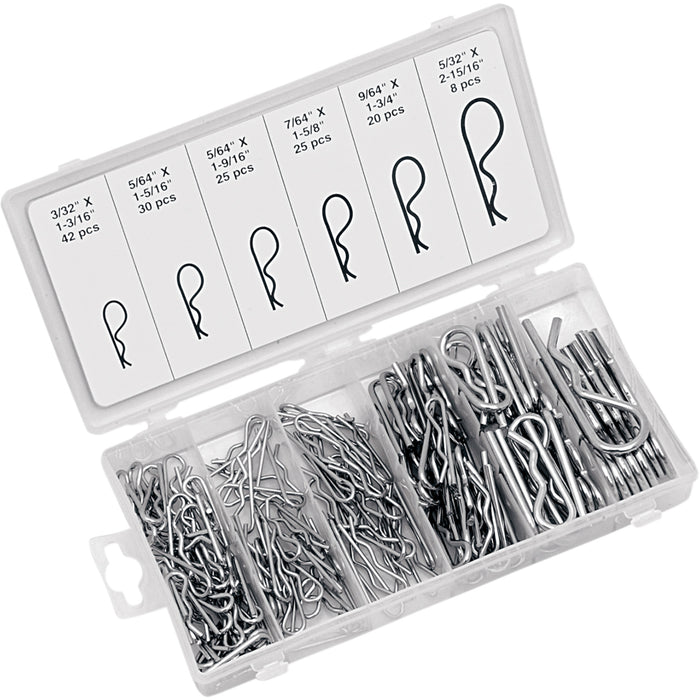PERFORMANCE TOOL 2402-0092 W5210 Hitch Pin Assortment Pin Assortment - Hitch - 150-Piece