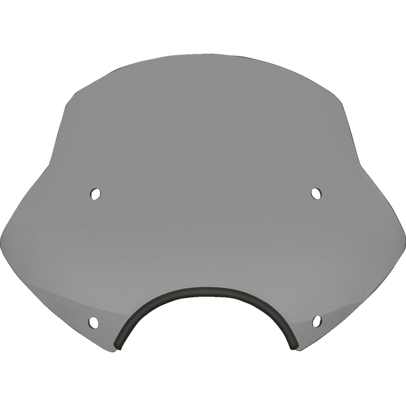 MEMPHIS SHADES 2313-0334 MEP54612 Speed Demon Windshield - Speed Demon Sportshields - 13" - 9" Headlight Cutout - Black Smoke