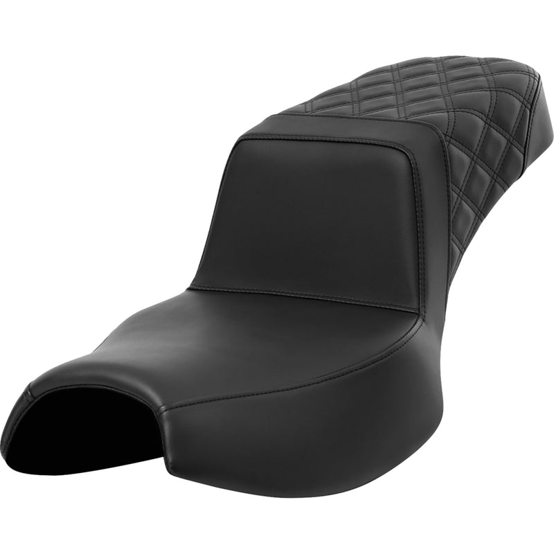 Saddlemen Step-Up Seat — Rear Lattice Stitch Extended Reach - I20-06E-173 For Indian 2020-2026