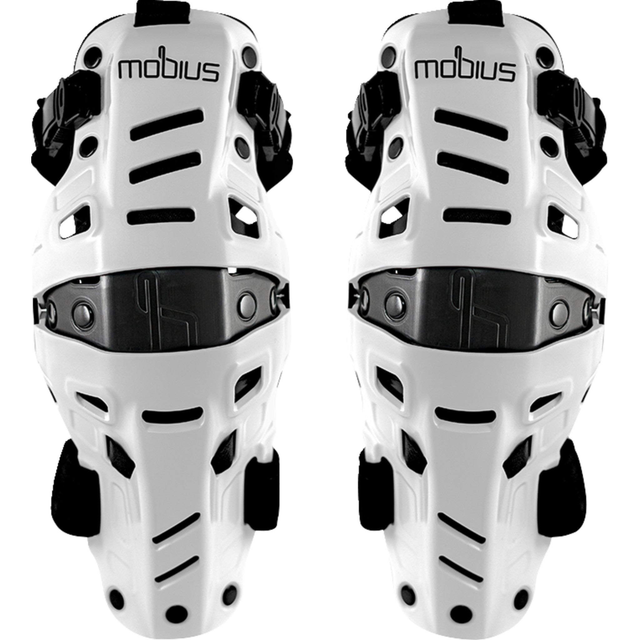 MOBIUS 2704-0759 1020110 X8H Hybrid Knee Support white/black - s/m