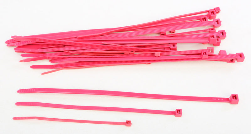 Helix 14-0305 303-4681 ASSORTED CABLE TIES RED 30/PK