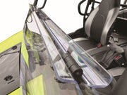 QuadBoss 375788 16-22 Kawasaki KRF800 Teryx Windbreak Folding Windshield - User 1