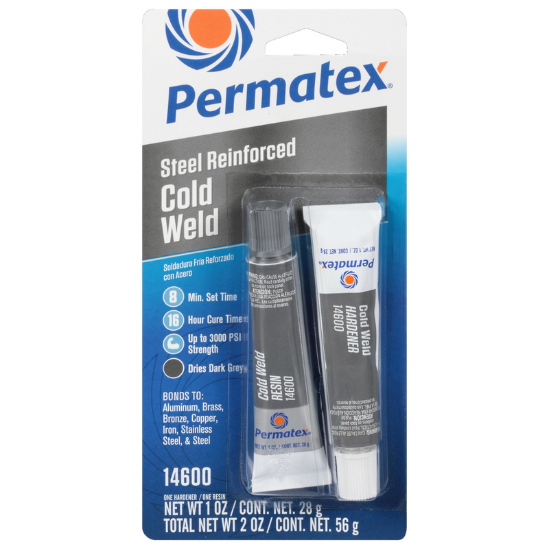 Permatex 59-9200 14600 COLD WELD BONDING COMPOUND 1OZ 2/PK