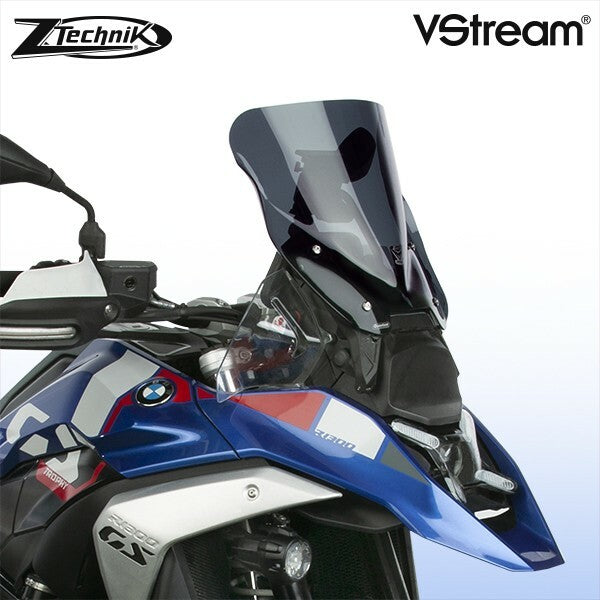 ZTechnik Vstream Windscreen Sport Dark Tint - Z2500 BMW 1300 / R1300GS / 1300 Adventure / R1300GS Adventure 2024-2025