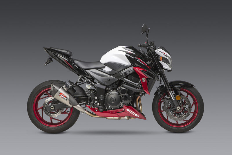 Yoshimura Exhaust Street AT2 Slip-ON SS-SS-CF Works - 11801BP521 Suzuki 750 2018-2022