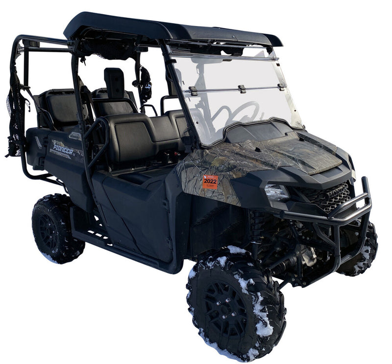 Open Trail Folding Windshield - V000263-12200T Honda Pioneer 2014-2022