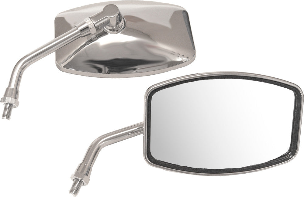Emgo 56-9840 20-42460 BIG ONE CRUISER MIRROR CHROME 2/PK