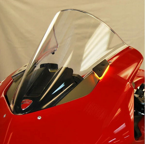 New Rage Cycles Mirror Block OFF Turn Signals DUC - V4-MBO Ducati Panigale 2018-2020