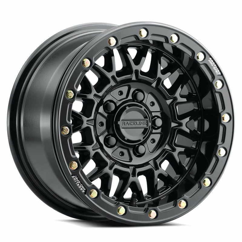Raceline Wheels 570-2160 A15GB-51012+10 OMEGA 15X10 5/4.5 +10MM GLOSS BLACK