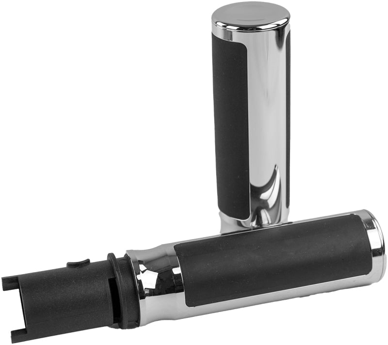 Bikers Choice 485810 Billet Cushioned Grips Throttle-by-wire Chrome - User 1