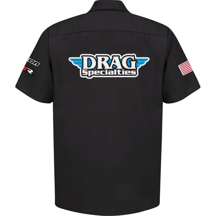 THROTTLE THREADS 3040-3476 DRG32ST24BK2R Drag Specialties House 25 Shirt black - 2xl