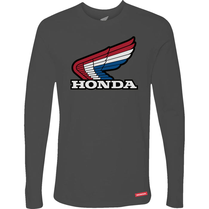 HONDA APPAREL Wing Long-Sleeve T-Shirt Charcoal
